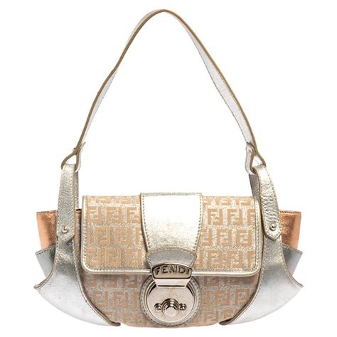 borsa fendi zucchino|fendi baguette silver.